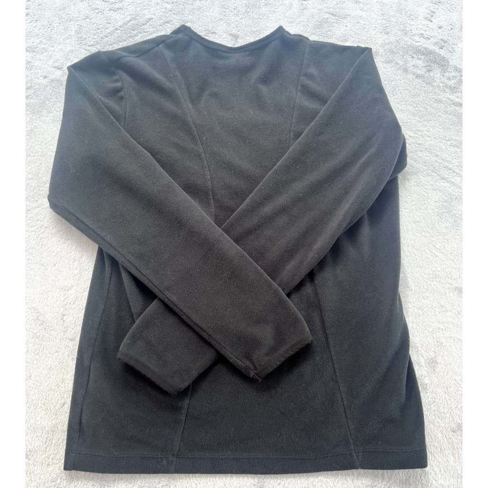 Nike‎ Pullover Womens M Vintage y2k Fleece Sweatshirt Black Pocket Therma Fit - Picture 7 of 12